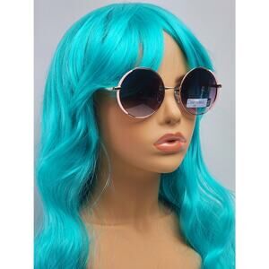 FGX by Foster Grant Gold & Pink Full Round Metal Frame Sunglasses 52077FGX653